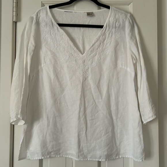 Irish Linen Top - Picture 1 of 7